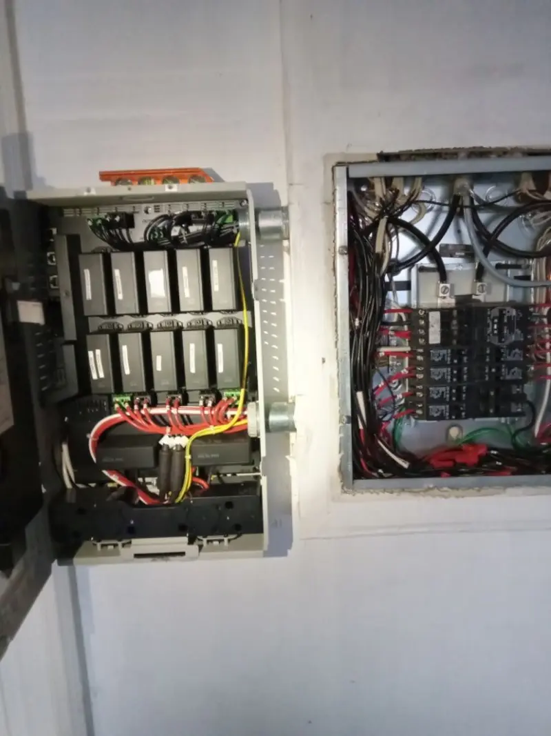 Electrical panel upgrade completed for Security Camera Wiring in Rio Grande City